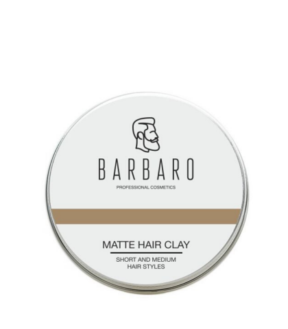 Матовая глина для укладки волос Barbaro, 100 гр.