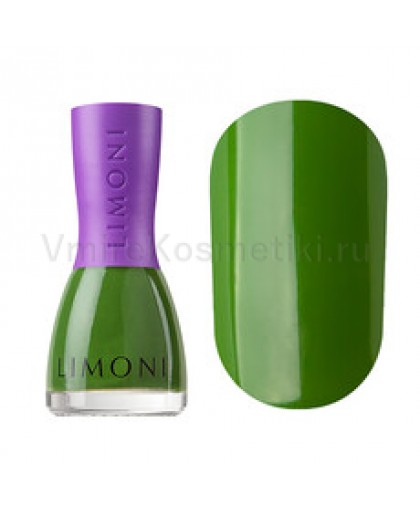 Лак для ногтей Limoni VINYL устойчивый 834 тон (зеленый), 7 мл