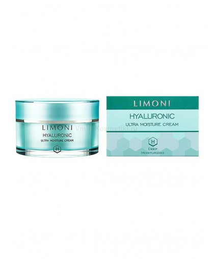 Ультраувлажняющий крем для лица с гиалуроновой кислотой - Hyaluronic Ultra Moisture Cream 50 мл, Limoni