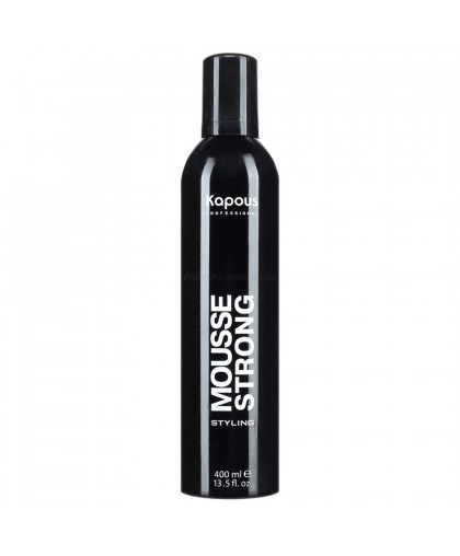Kapous Professional Styling Mousse Strong Мусс для укладки волос сильной фиксации, 400 мл