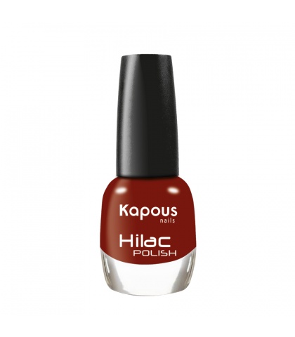 Лак для ногтей "Точка воздействия" Hilac Kapous Цвет: красно-коричневый, 12 мл