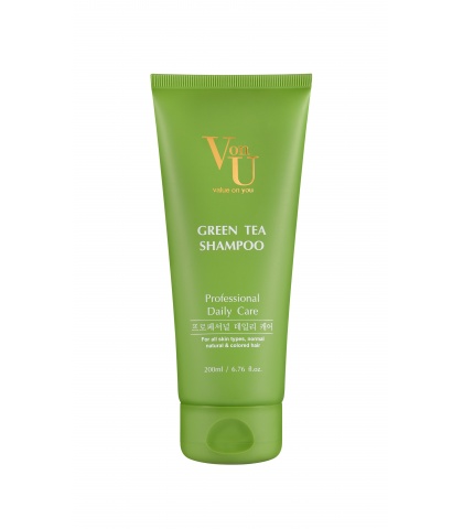 Шампунь для роста волос с зеленым чаем Green Tea Shampoo 200 мл, Von-U Limoni