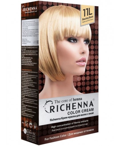 Крем-краска Richenna для волос с хной 11L (Bleaching Blonde)