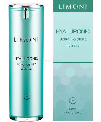 Ультраувлажняющая эссенция для лица с гиалуроновой кислотой - Limoni Hyaluronic Ultra Moisture Essence 30 мл