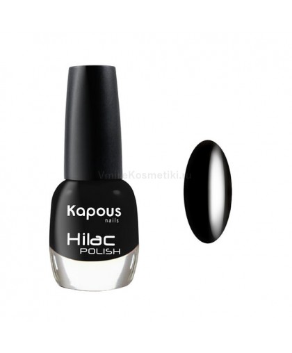 Лак для ногтей "Черный тюльпан " Hilac Kapous Цвет: черный