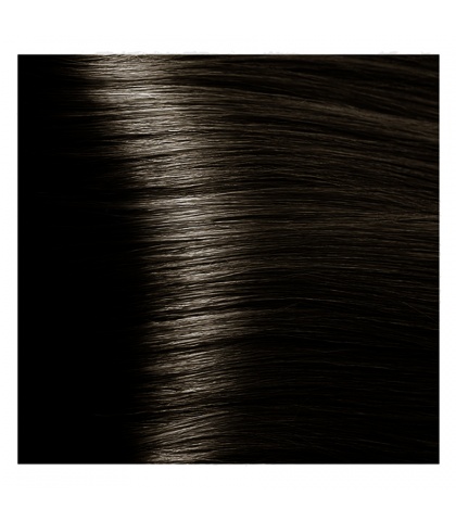 Крем-краска для волос Kapous STUDIO 4.1 пепельно-коричневый с экстрактом женьшеня и рисовыми протеинами, 100 мл