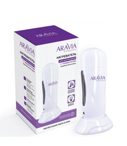ARAVIA Professional Нагреватель для картриджей с термостатом (воскоплав) сахарная паста и воск, 1 шт. ARAVIA Professional Нагреватель для картриджей с термостатом (воскоплав) сахарная паста и воск, 1 шт.