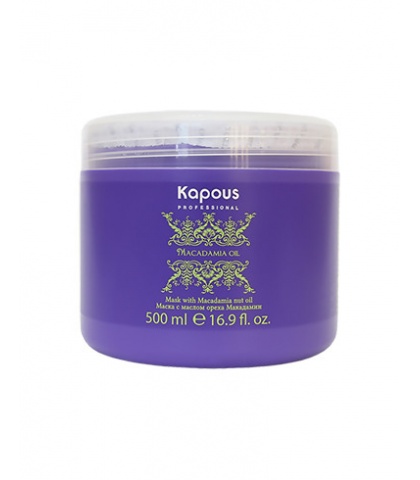 Маска для волос Kapous Professional Macadamia Oil с маслом ореха макадамии, 500 мл