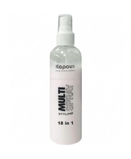 Мультиспрей для укладки волос 18 в 1 «Multi Spray» серии “Styling” 250 мл, Kapous
