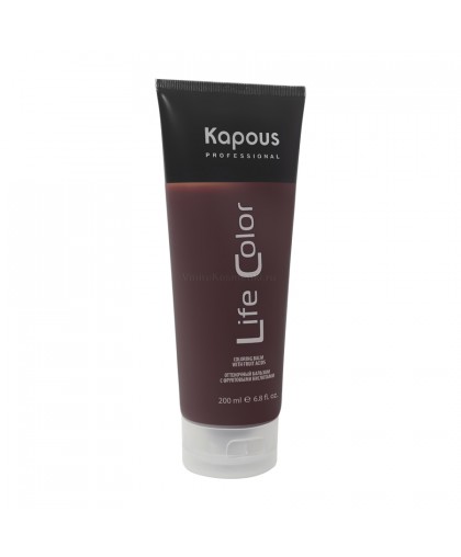 Kapous Professional Оттеночный бальзам для волос «Life Color», медный, 200 мл 