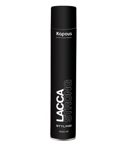 Лак аэрозольный для волос Kapous Professional «Lacca Strong» сильной фиксации, 500 мл
