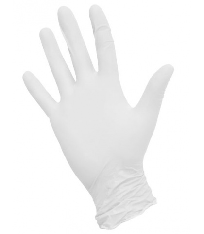 Перчатки  Archdale NitriMAX белые нитриловые смотровые 50 пар в упаковке