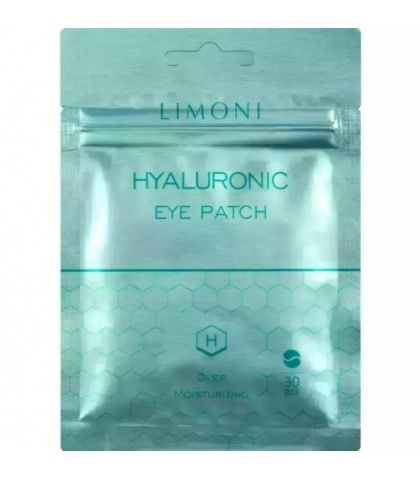 Патчи для глаз увлажняющие с гиалуроновой кислотой Limoni Hyaluronic Eye Patches, 30 шт
