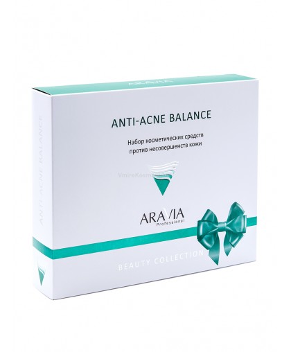 Набор против несовершенств кожи Anti-Acne Balance, ARAVIA Professional