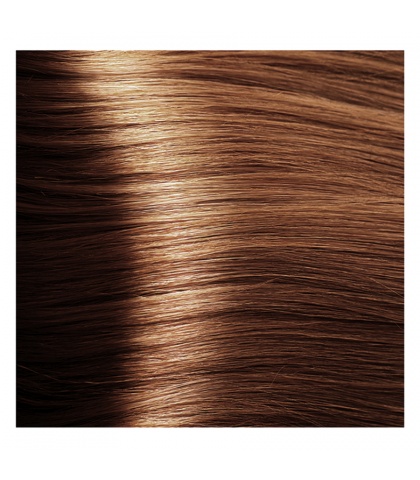 Крем-краска для волос Kapous STUDIO 7.4 медно-коричневый блонд с экстрактом женьшеня и рисовыми протеинами, 100 мл