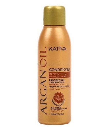 ARGANA Увлажняющий безсульфатный кондиционер для волос с маслом Арганы 100 мл Kativa