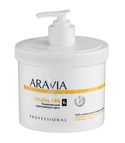 "ARAVIA Organic" Увлажняющий укрепляющий крем «Vitality SPA», 550 мл.                                              
