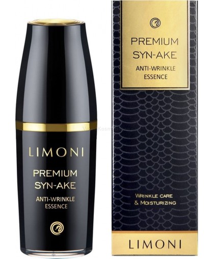 Антивозрастная эссенция для лица со змеиным ядом LIMONI Premium Syn-Ake Anti-Wrinkle Essense 50 мл