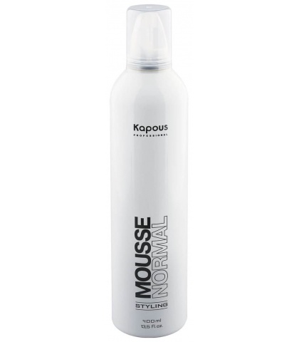 Мусс для укладки волос нормальной фиксации Kapous Mousse Normal, 400 мл