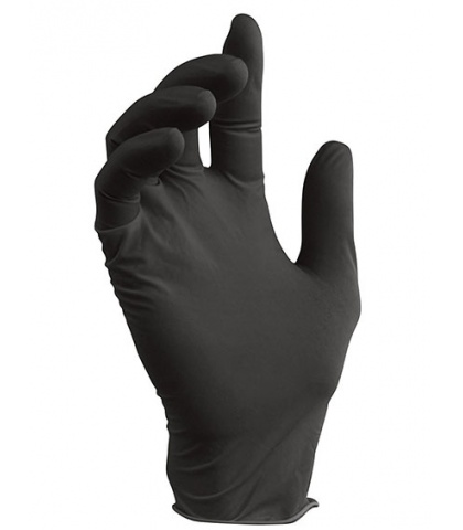 NitriMAX черные перчатки нитриловые