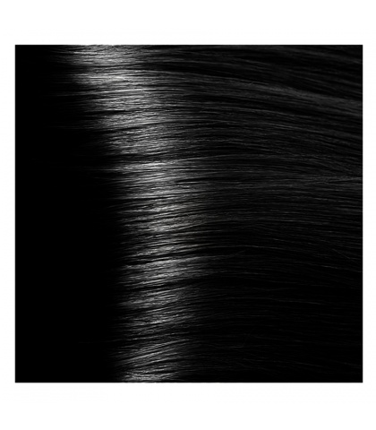 Крем-краска для волос Kapous Professional Hyaluronic HY 1.00 Черный интенсивный, 100 мл
