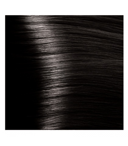 Крем-краска для волос Kapous Hyaluronic HY 3.00 Темно-коричневый интенсивный, 100 мл