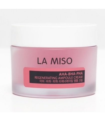 La Miso Ампульный обновляющий крем с кислотами AHA-BHA-PHA Regenerating Ampoule Cream, 50мл