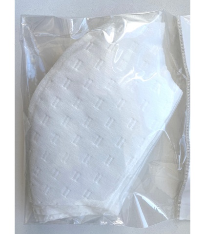 Защитные маски для лица анатомические трехслойные упаковка (10 шт.)