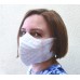 Защитная маска для лица трехслойная анатомической формы 1 шт.
