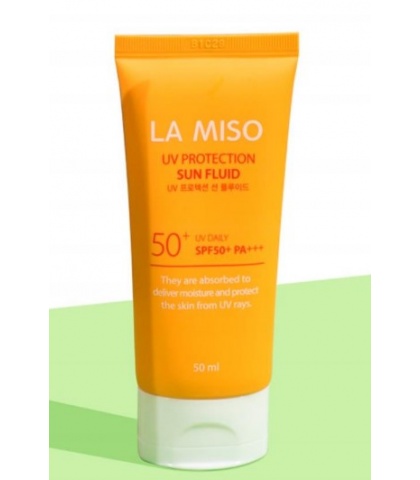 LA MISO Солнцезащитный крем-флюид SPF 50+PA+++, 50мл