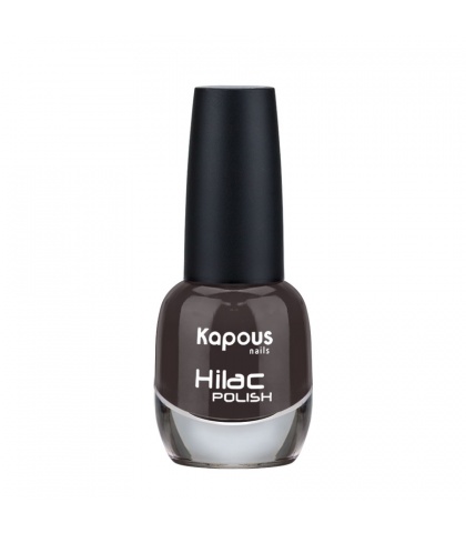 Лак для ногтей "высший класс" Hilac Kapous Цвет: темный графит
