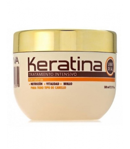 KERATINA интенсивно восстанавливающая маска с кератином для поврежденных и хрупких волос 500мл Kativa 