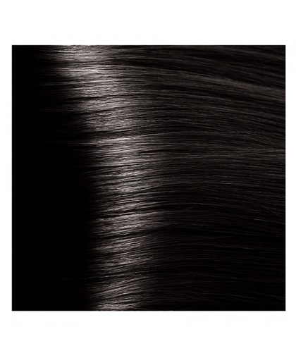 Крем-краска для волос Kapous Hyaluronic HY 3.00 Темно-коричневый интенсивный, 100 мл