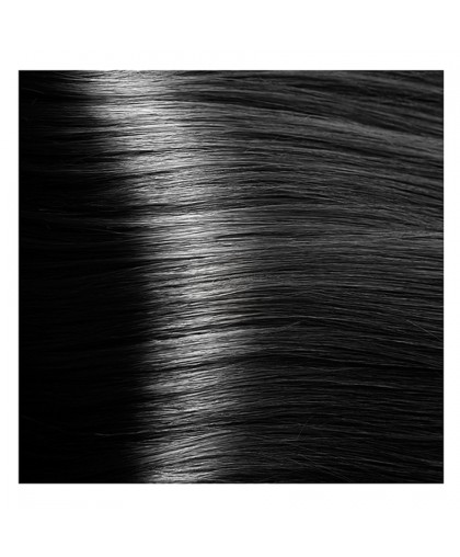 Крем-краска для волос Kapous STUDIO 1.0 черный с экстрактом женьшеня и рисовыми протеинами, 100 мл