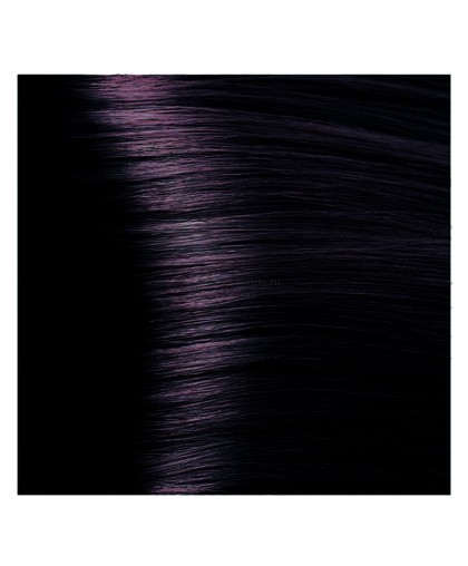 Крем-краска для волос Kapous Hyaluronic HY 1.2 Черный фиолетовый, 100 мл