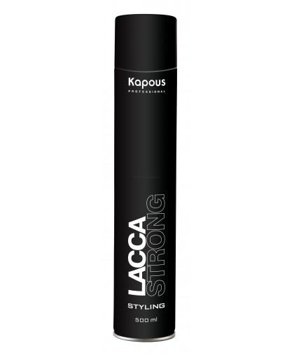 Лак аэрозольный для волос Kapous Professional «Lacca Strong» сильной фиксации, 500 мл