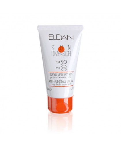 Крем для лица солнцезащитный ELDAN Cosmetics SPF 50 Anti-aging face cream very high protection, 50мл