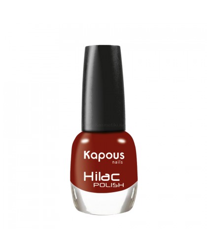 Лак для ногтей "Точка воздействия" Hilac Kapous Цвет: красно-коричневый