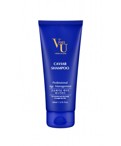 Шампунь для волос с икрой Caviar Shampoo 200 мл, Von-U Limoni