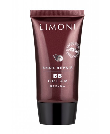 Крем для лица BB Limoni Snail Repair Blemish Balm с экстрактом секреции улитки тон №2, 50 мл