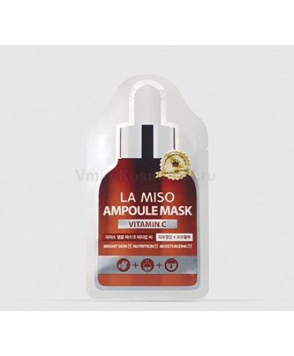 La Miso Ампульная маска-салфетка с витамином C, 25 гр