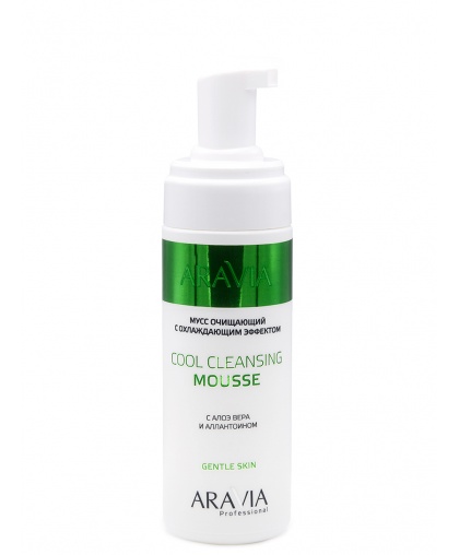 "ARAVIA Professional" Мусс очищающий с охлаждающим эффектом с алоэ вера и аллантоином Cool Cleansing Mousse, 160 мл