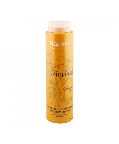 Увлажняющий шампунь для волос Kapous Arganoil с маслом арганы, 300 мл