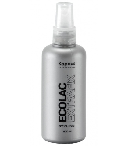 Лак Kapous Professional для волос жидкий сверхсильной фиксации «Ecolac Extrafix», 100 мл