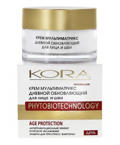 Kora Phytobiotechnology Крем Мультиматрикс дневной обновляющий для лица и шеи, 50 мл