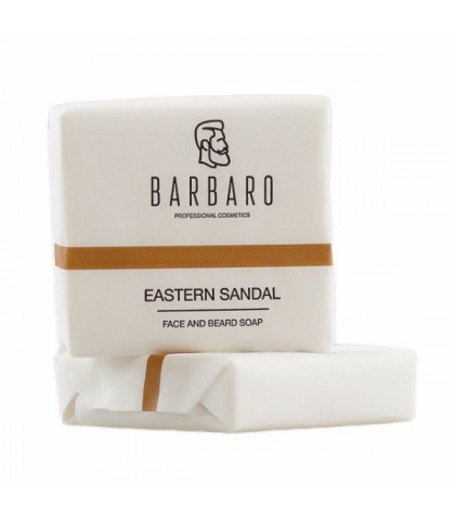 Мыло для лица и бороды Barbaro "Eastern sandal"