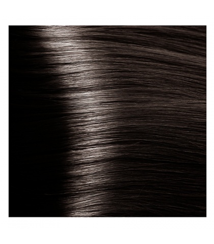 Крем-краска для волос Kapous STUDIO 4.12 коричневый пепельно-перламутровый с экстрактом женьшеня и рисовыми протеинами, 100 мл