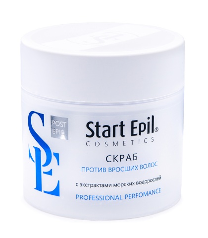 "Start Epil" Скраб против вросших волос с экстрактами морских водорослей 300 мл