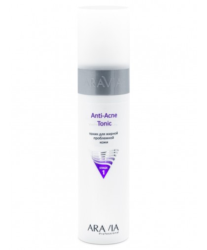 ARAVIA Professional Anti-Acne Tonic Тоник для жирной проблемной кожи, 250 мл.
