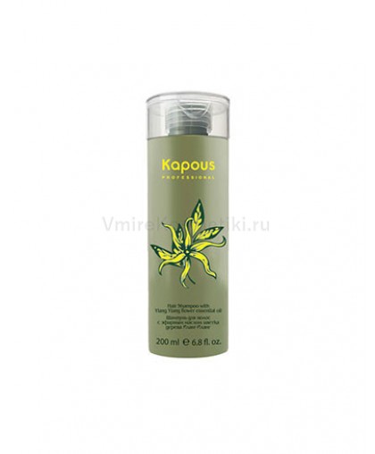 Шампунь для волос с эфирным маслом цветка дерева Иланг-Иланг, 200 мл
